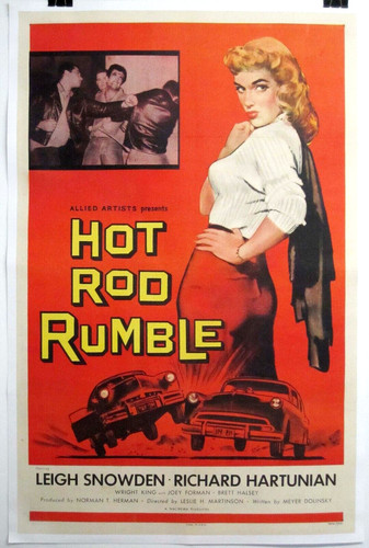 Vintage 1957 hot rod - hot, rumble