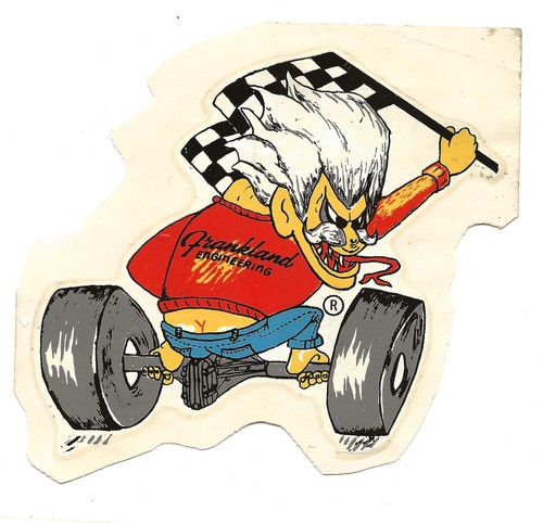 Adesivo hot rod vintage - adesivo,