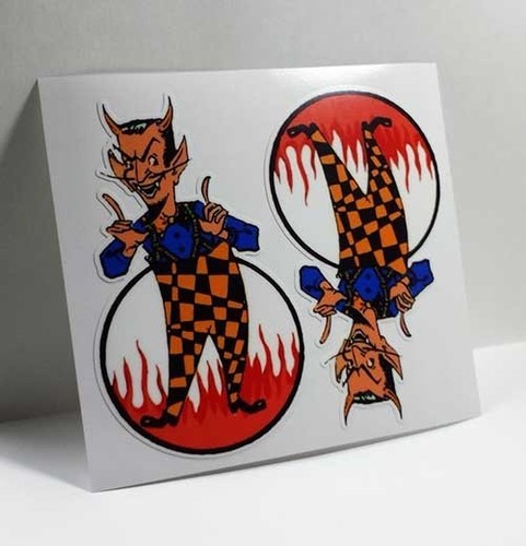 Dapper devil decalcomania - dapper, x