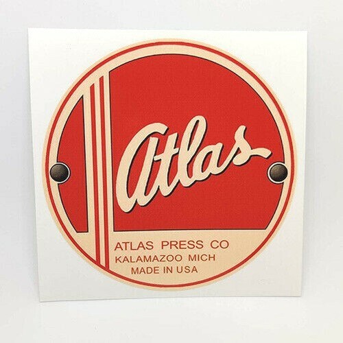 Atlas press decal - press,