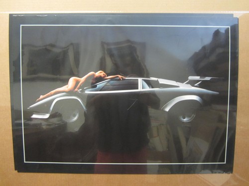 Poster vintage hot girl - hot, car