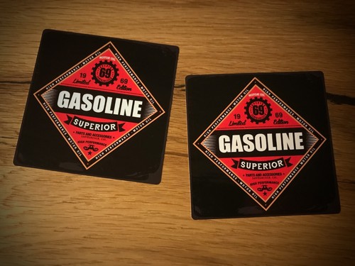 Adesivi benzina olio oil - adesivi,