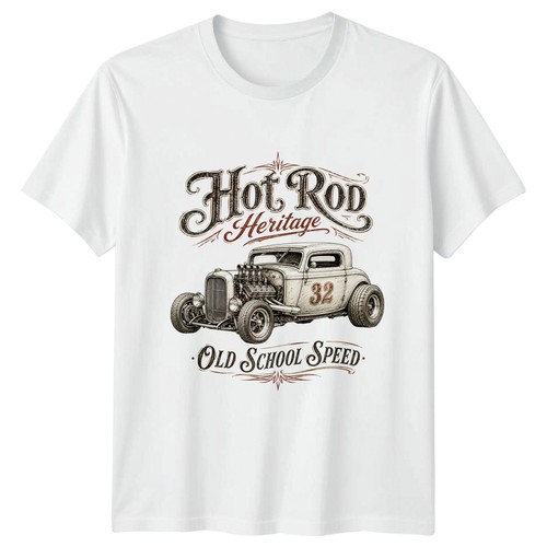 Shirt hot rod vintage - rod,