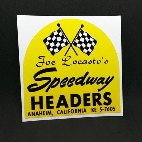 Decalcomania speedway headers - decalcomania,