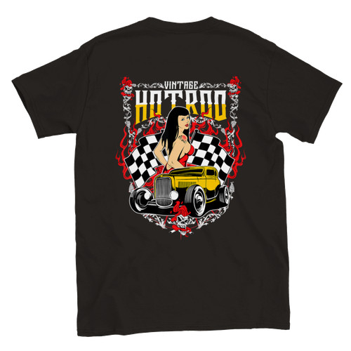 Vintage hot rod stampa - hot,