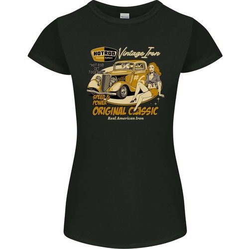 Shirt vintage hot rod - hot,