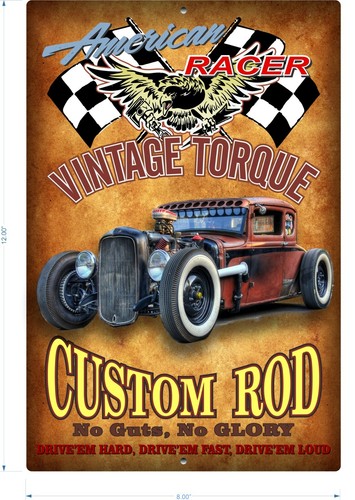 Insegna vintage hot - insegna, rod