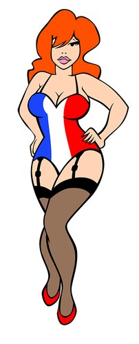 Pinup france vintage hot rod - france,