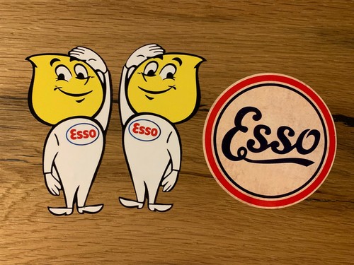 Adesivi esso vintage retrò - 2,