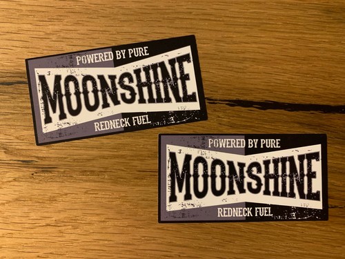 Adesivi moonshine sticker - adesivi,