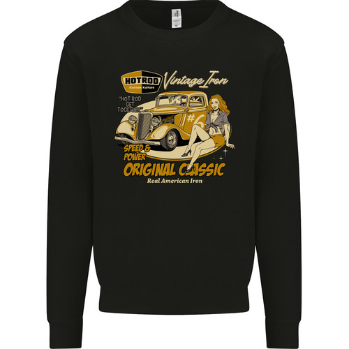 Maglione felpa uomo hot rod - uomo,