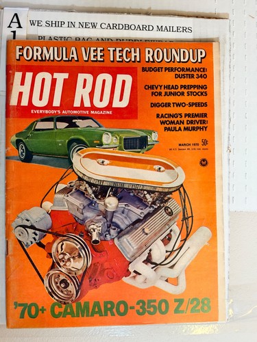 Vintage hot rod magazine - vintage, march