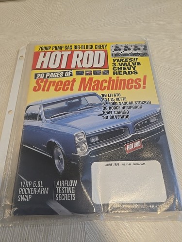 Vintage hot rod magazine - hot, june