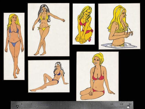 Pin hot rod girls set - pin-up,